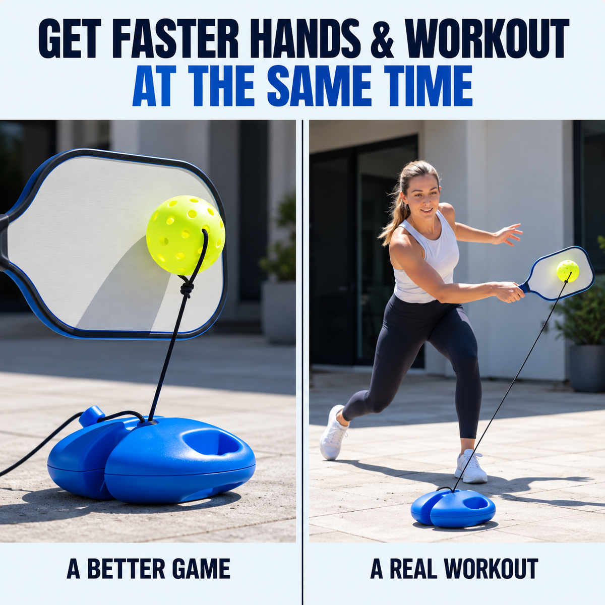 PickleBounce Pickleball Rebound Trainer 2.0